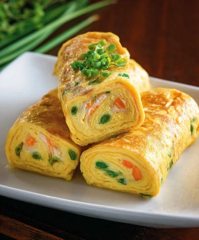 Gyeran Mari (Korean Rolled Omelette)