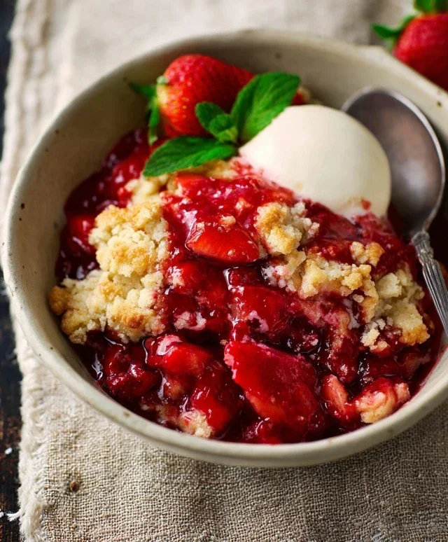 Strawberry Cobbler
