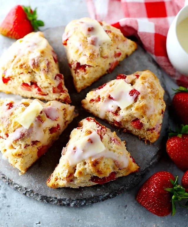 Strawberry Scones