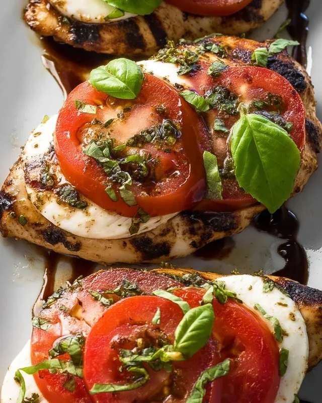 Grilled Chicken Caprese