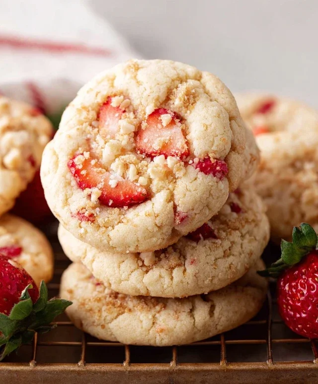 Strawberry Shortcake Cookies