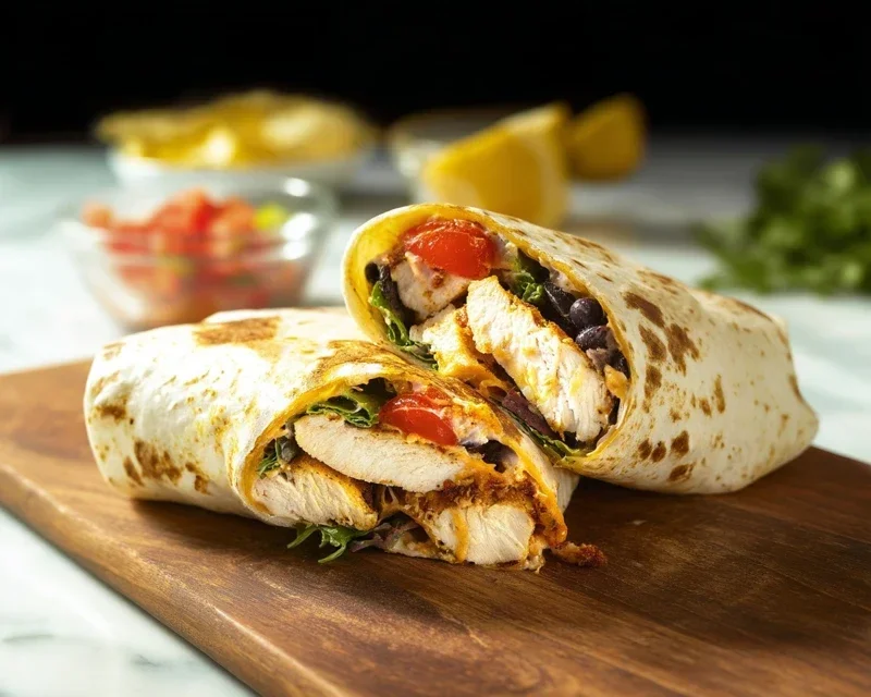 Chipotle Ranch Grilled Chicken Burrito
