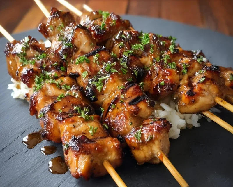 Teriyaki Chicken Skewers