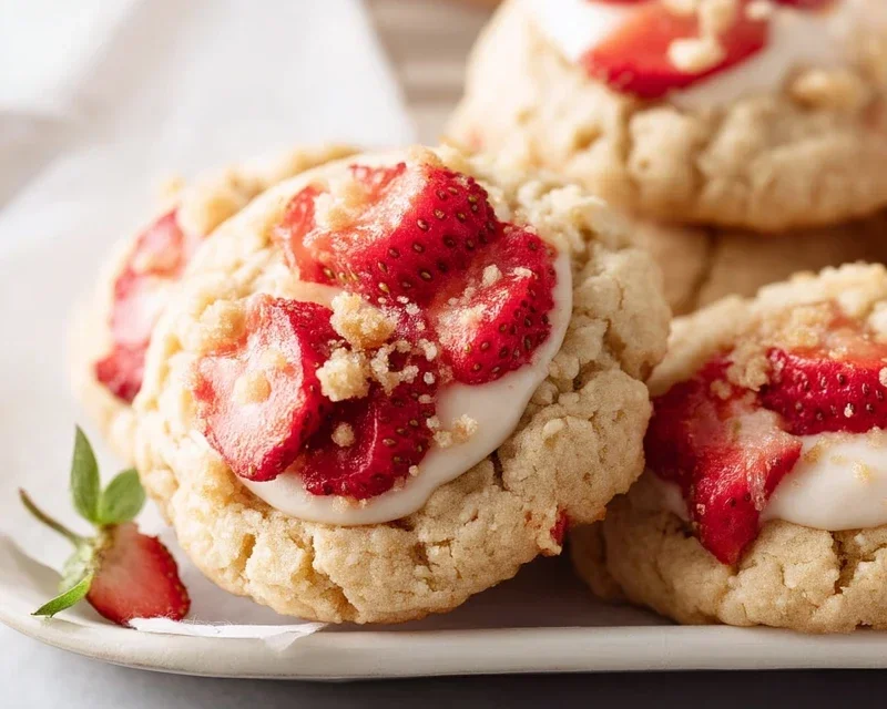 Strawberry Shortcake Cookies