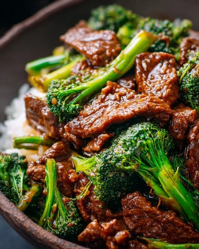 Chinese Beef and Broccoli (牛肉炒西兰花)