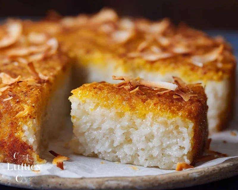 Sticky Coconut Cake