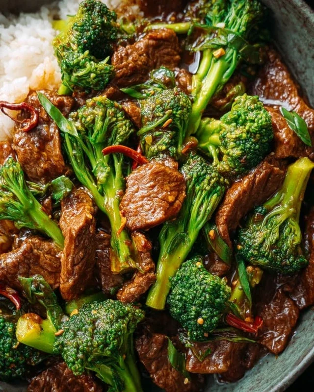 Chinese Beef and Broccoli (牛肉炒西兰花)