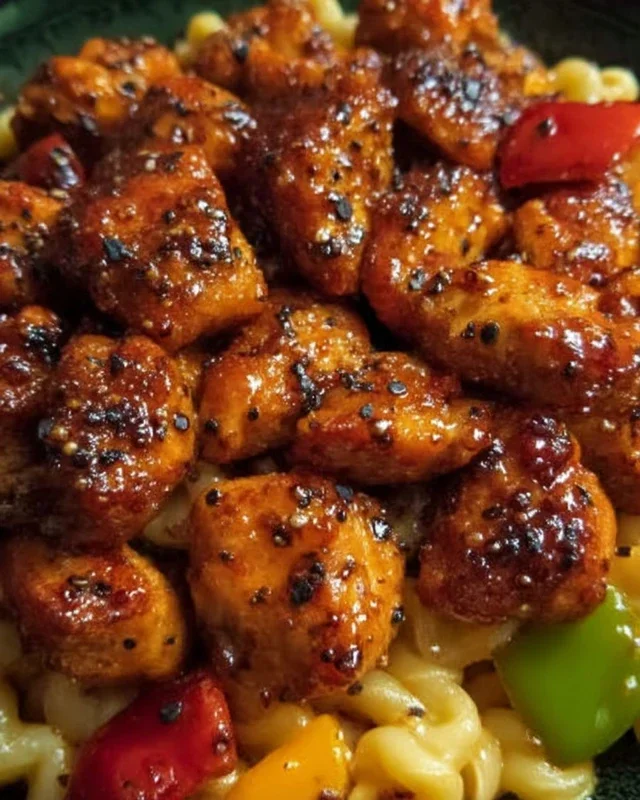 Sweet and Spicy Honey Pepper Chicken