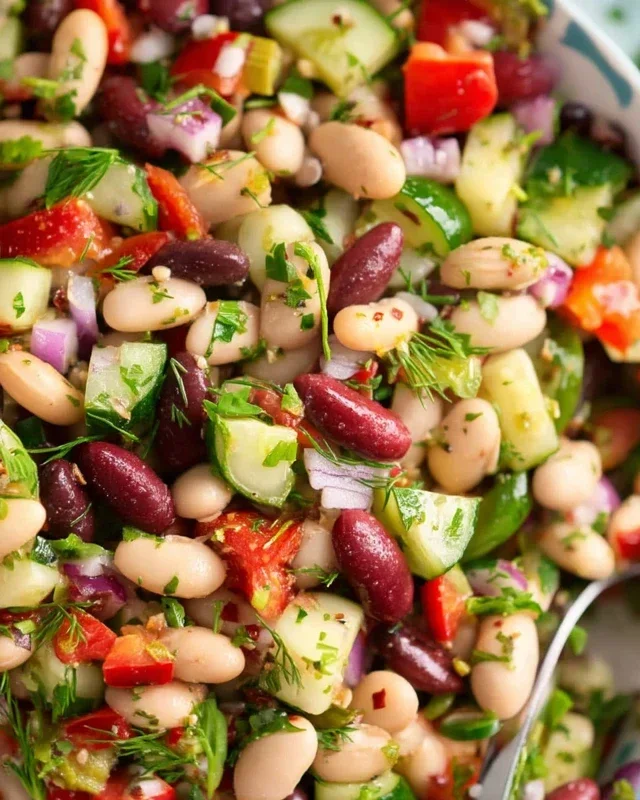 Mediterranean Bean Salad