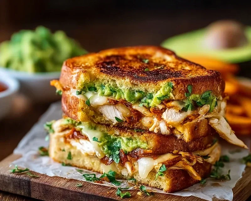 Chicken Avocado Melt Sandwich