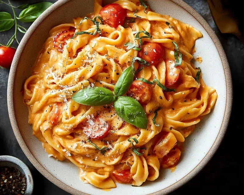 Easy One Pot Creamy Tomato Pasta