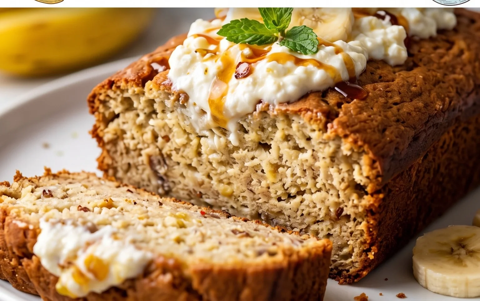 Cottage Cheese Banana Bread