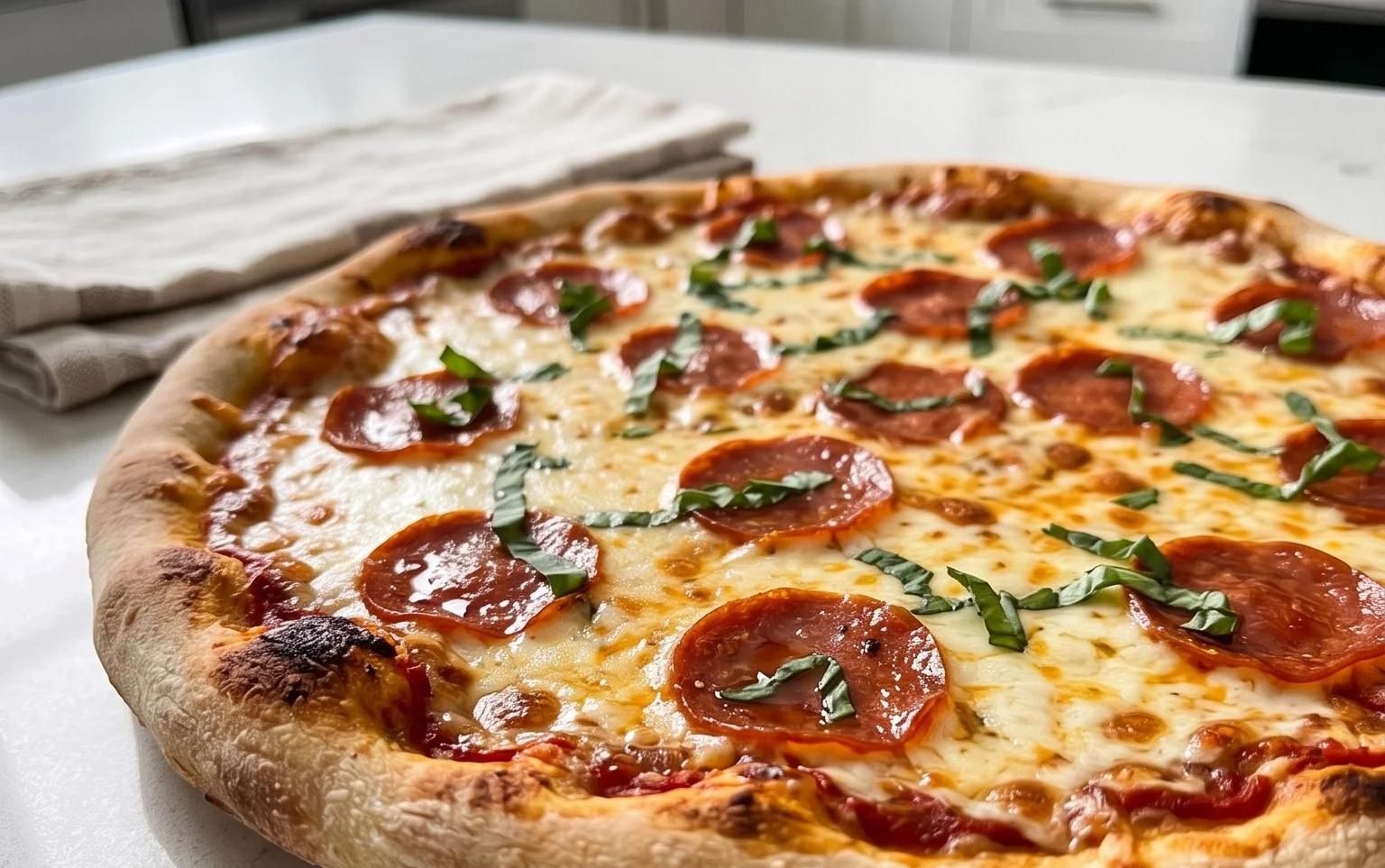 An excellent No Yeast Pizza Dough - quick easy homemade pizza!