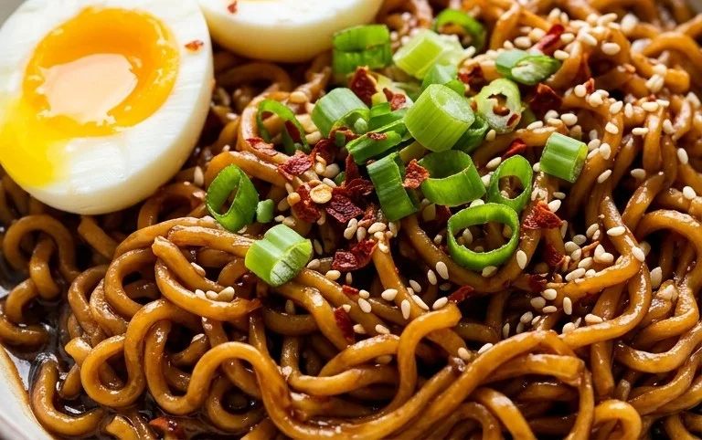 Easy Saucy Ramen Noodles