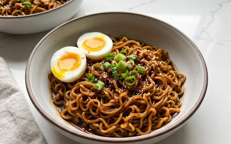 Easy Saucy Ramen Noodles