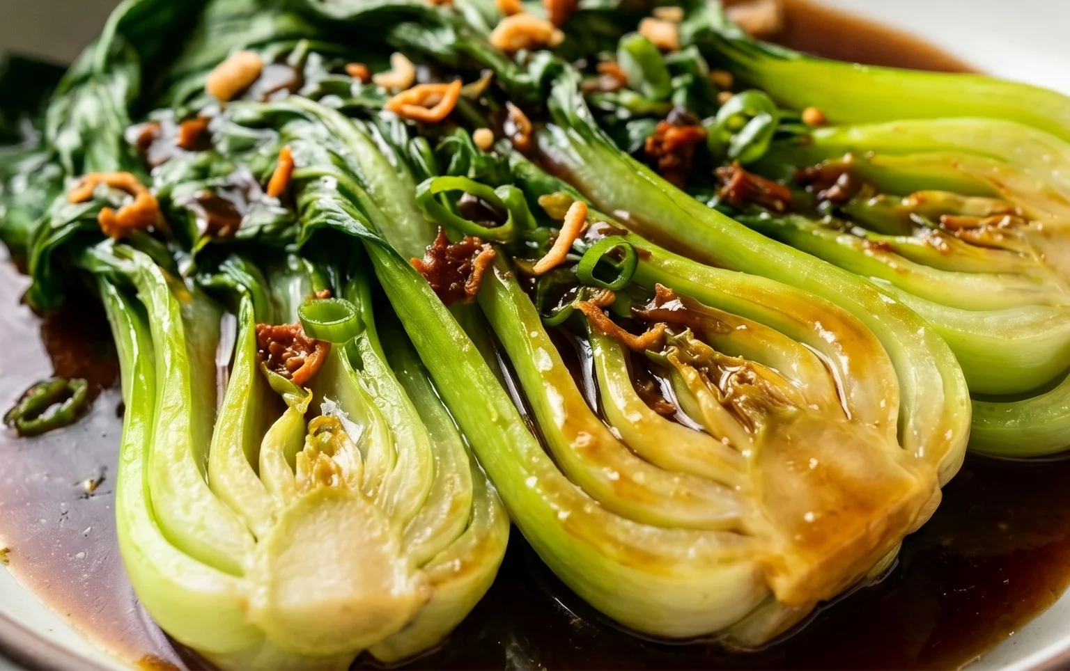 Bok Choy with Oyster Sauce