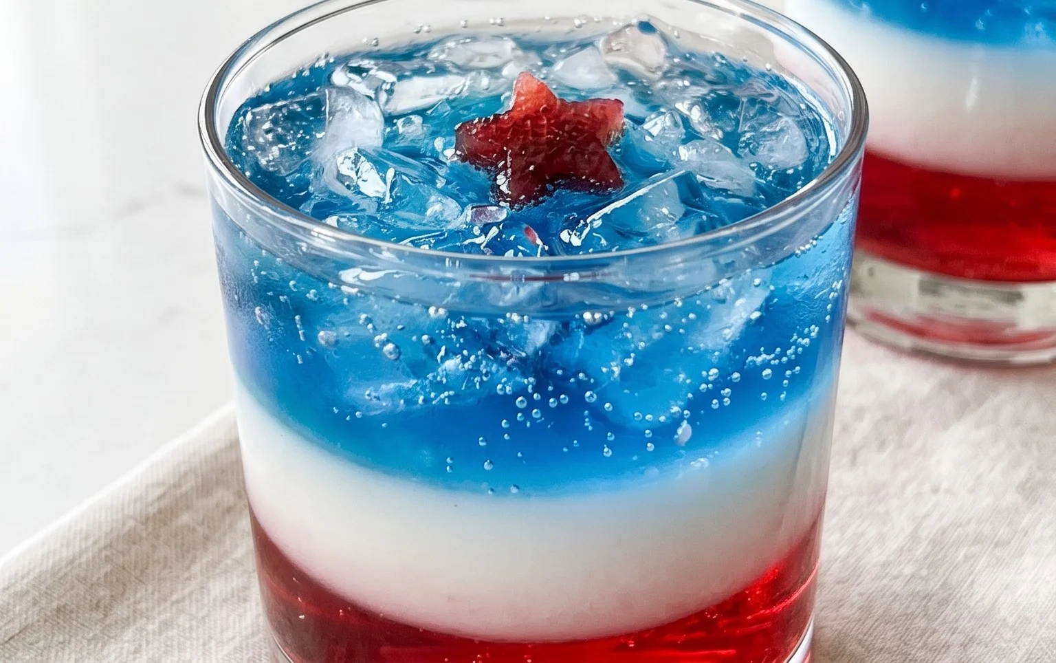 July 4th Layered Drinks Recipe