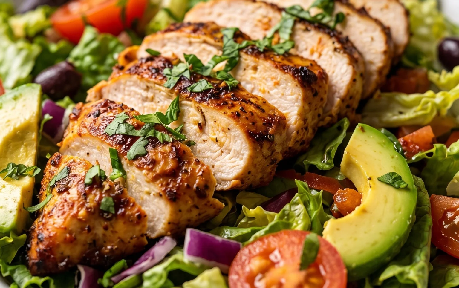 Peruvian Grilled Chicken Salad