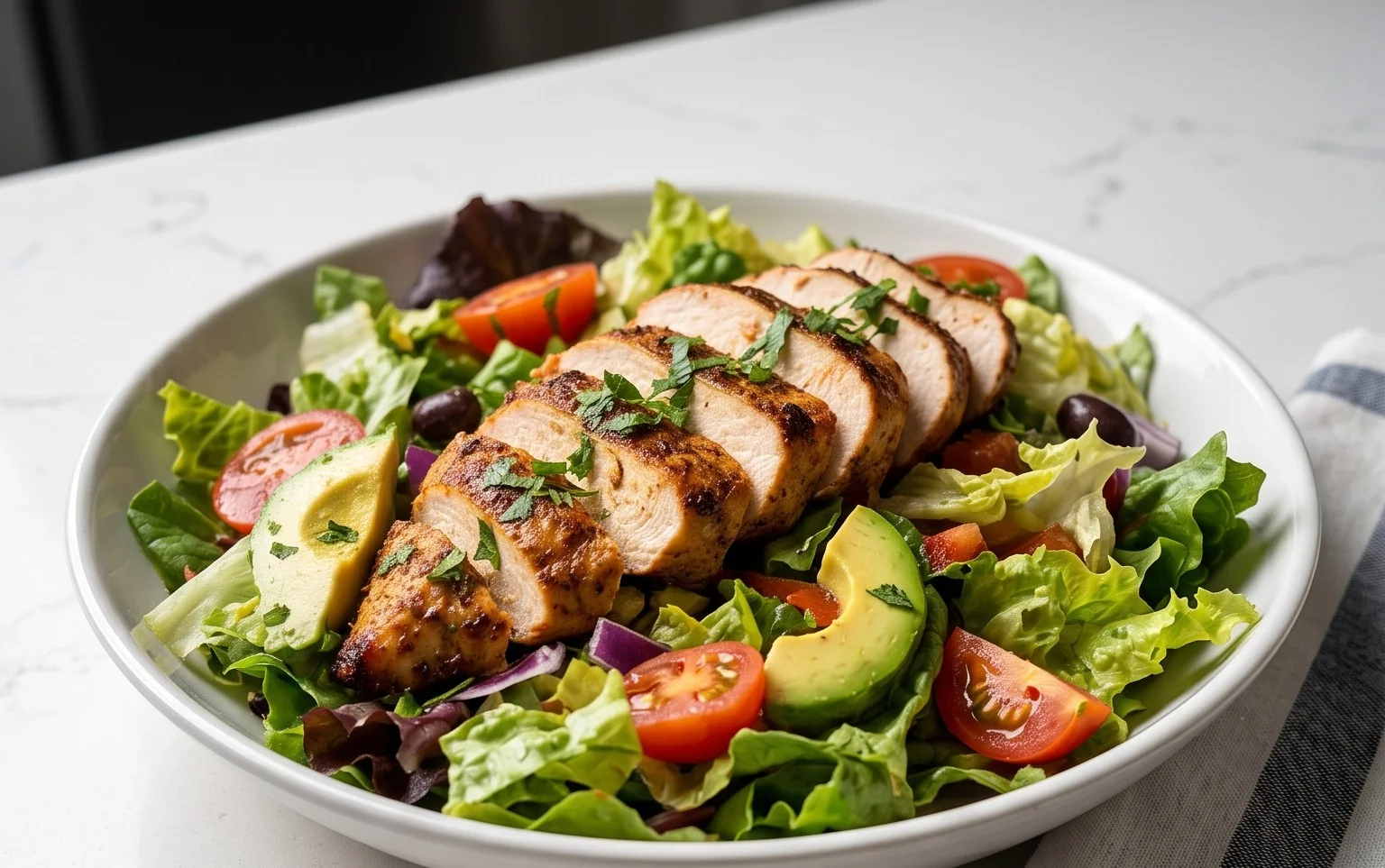 Peruvian Grilled Chicken Salad