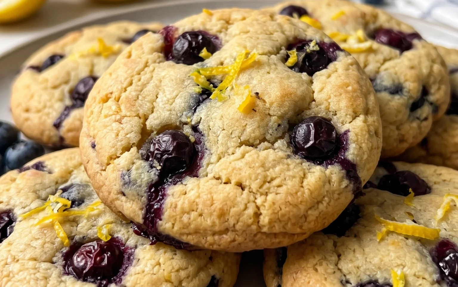 Lemon Blueberry Cookies Recipe